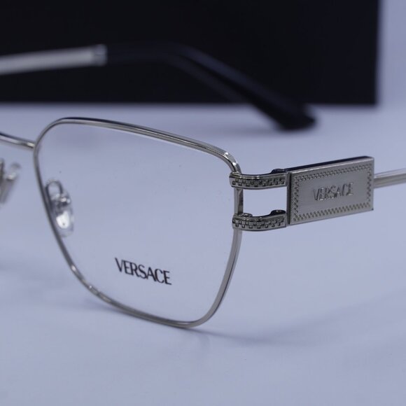 Versace VE1301 1000 Cat Eye Eyeglasses 57mm – Silver - Picture 4 of 9